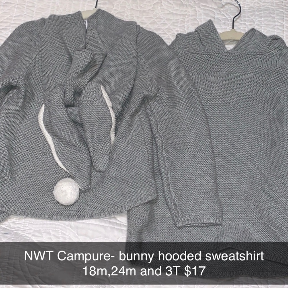 Bunny hooded sweater